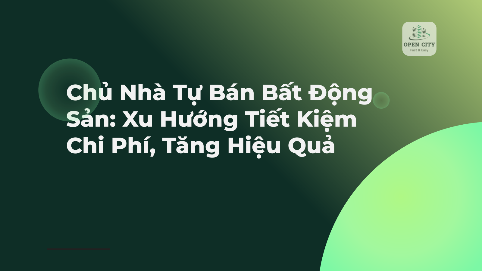 Chủ Nhà Tự Bán Bất Động Sản: Xu Hướng Tiết Kiệm Chi Phí, Tăng Hiệu Quả 1 4899