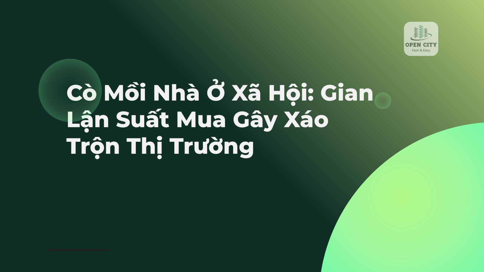 Cò Mồi Nhà Ở Xã Hội: Gian Lận Suất Mua Gây Xáo Trộn Thị Trường 1 4930