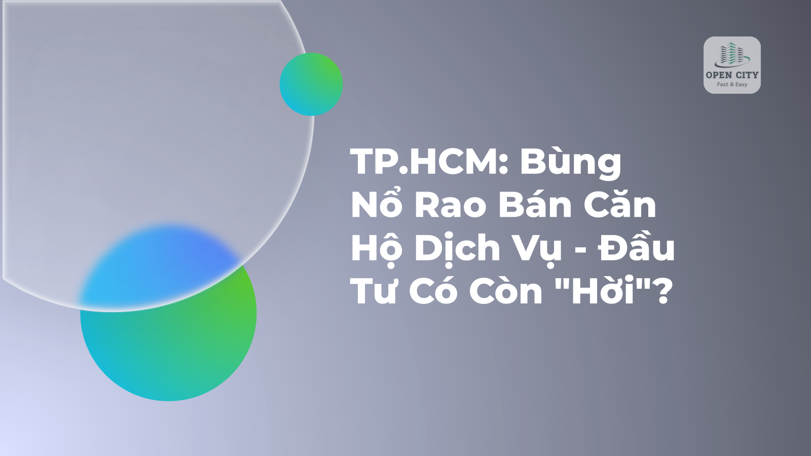 TP.HCM: Bùng Nổ Rao Bán Căn Hộ Dịch Vụ - Đầu Tư Có Còn "Hời"? 1 5247