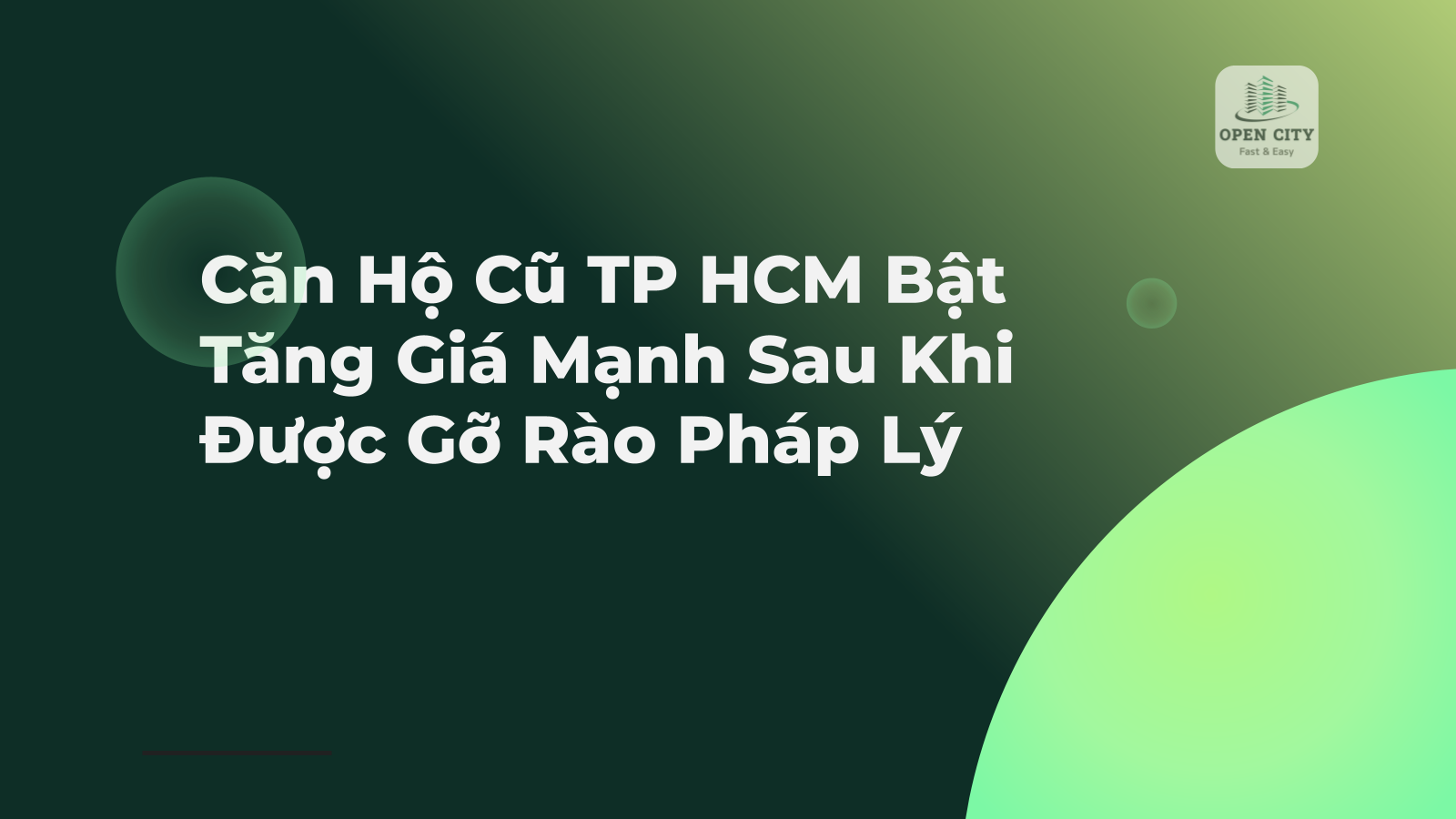 Căn Hộ Cũ TP HCM Bật Tăng Giá Mạnh Sau Khi Được Gỡ Rào Pháp Lý 1 5512