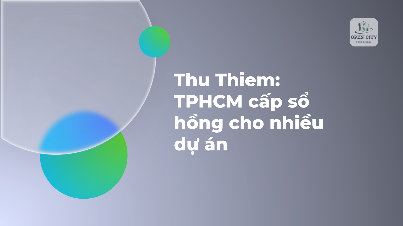 Thu Thiem: TPHCM cấp sổ hồng cho nhiều dự án 1 5708