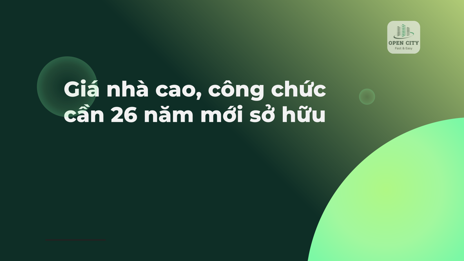 Giá nhà cao, công chức cần 26 năm mới sở hữu 1 6041