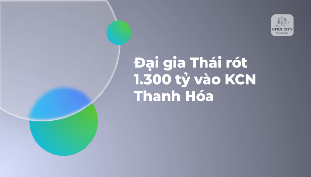 Đại gia Thái rót 1.300 tỷ vào KCN Thanh Hóa 1 6297
