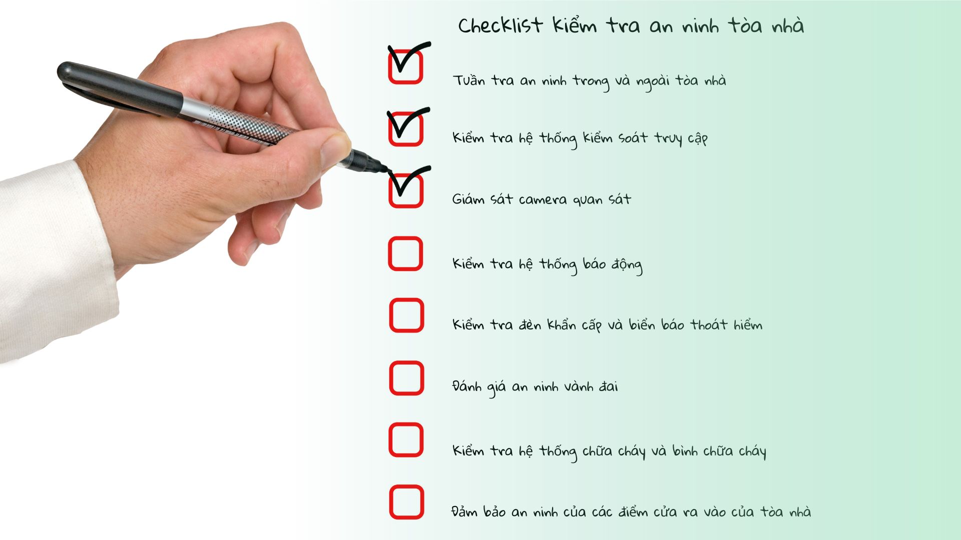 checklist kiem tra an ninh toa nha